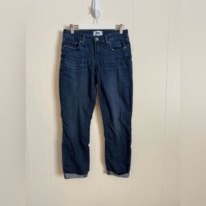 PAIGE Women's Midnight Blue Ankle Jeans